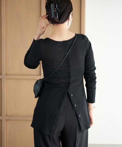plage（プラージュ） tシャツ C/Cuナノシア 2way ロンT レディース