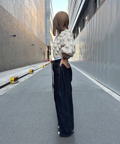 I-SOOK（アイスー） ワイドパンツ ジーンズ デニム デニムパンツ