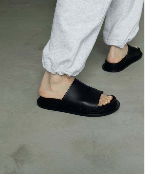 「anuke」 スウェットパンツ 38inch グレー レディースの画像