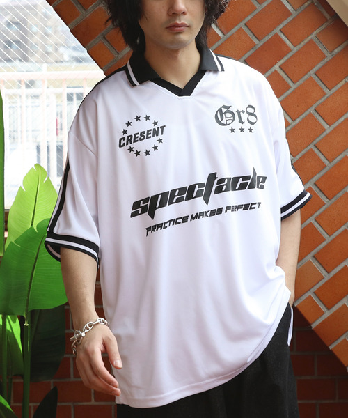 「8(eight)」 「suggestion」半袖Tシャツ LARGE ネイビー メンズ_画像3