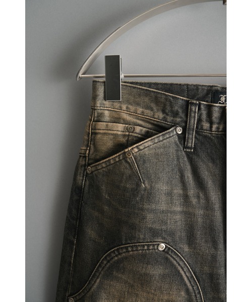 ジーンズ NEWCOMMUNE Baggy Denim Pants メンズの画像