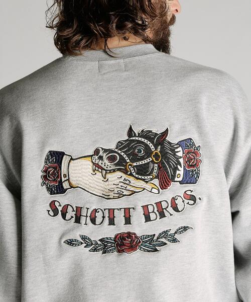 Schott トレーナー　スウェット　サイズL Schott N.Y.C（ショット） トレーナー スウェット Schott/ショット