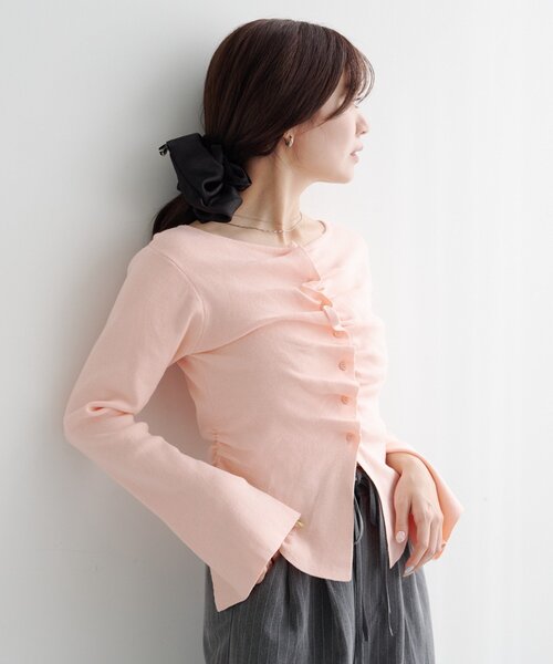 「Kastane」 カーディガン 1 グレー レディース_画像4