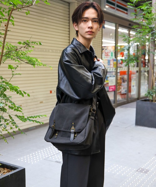 「SPINNS」 ショルダーバッグ ONESIZE グレー メンズ_画像2