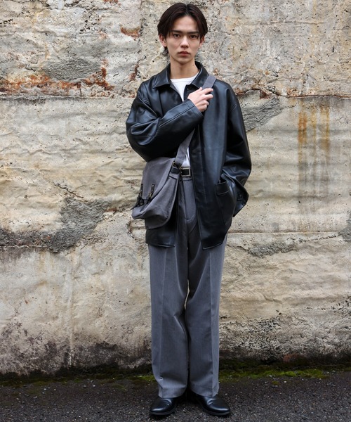 「SPINNS」 ショルダーバッグ ONESIZE グレー メンズ_画像6