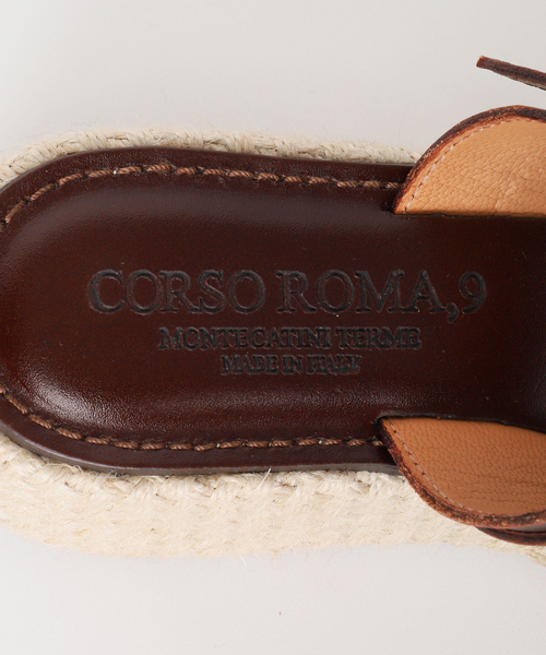 サンダル ミュール CORSOROMA9/コルソローマ ノーヴェ ダブルベルトサンダル レディースの画像