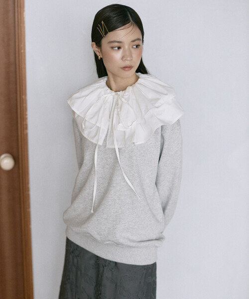 「Firsthand」 長袖カットソー ONE SIZE ブラウン レディース_画像4