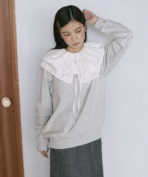 「Firsthand」 長袖カットソー ONE SIZE ブラウン レディース_画像7