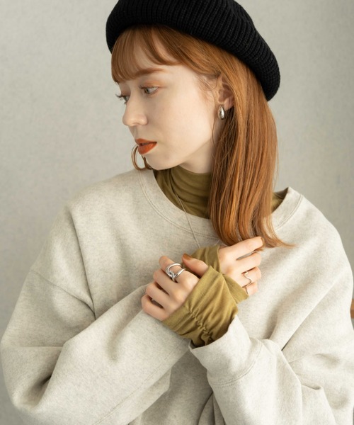 「hinari」 長袖カットソー FREE ピンク レディース_画像4