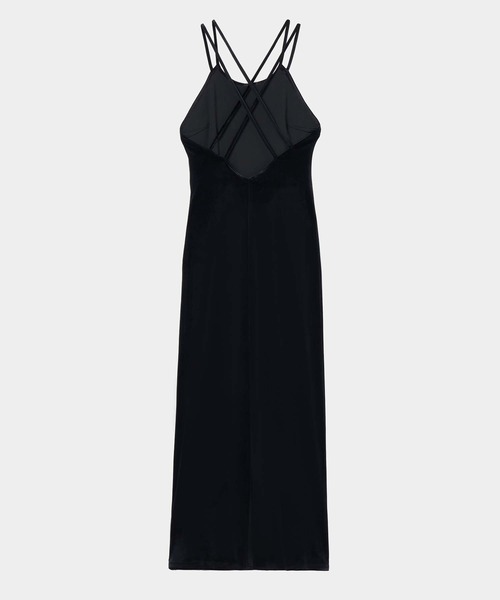 ワンピース 「tanakadaisuke/タナカダイスケ」velour cami-one piece/ベロアキャミワンピースの画像