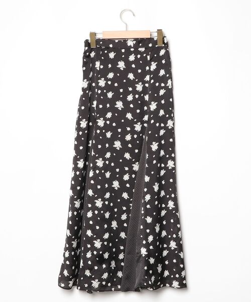 「CITYSHOP」 花柄ロングスカート 36 ブラック レディース_画像2