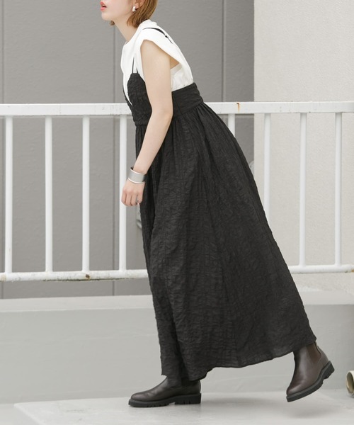 「KBF」 キャミソールワンピース ONE パープル レディース_画像7