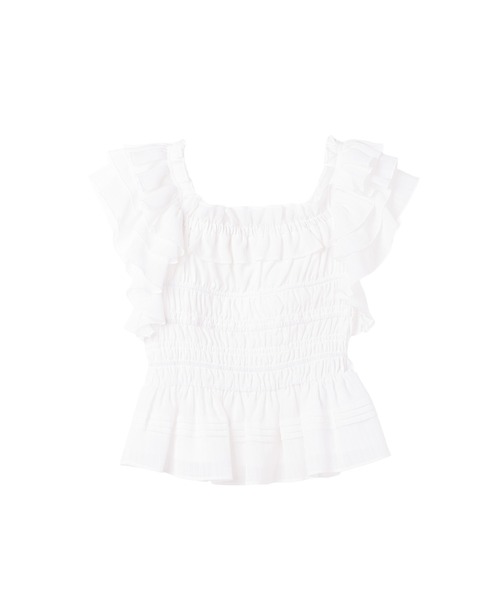 Her lip to La Plage Peplum Top レディース : ZOZOTOWN Yahoo!店