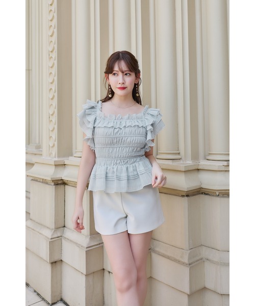 Her lip to La Plage Peplum Top レディース : ZOZOTOWN Yahoo!店