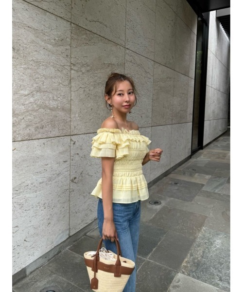 Her lip to La Plage Peplum Top レディース : ZOZOTOWN Yahoo!店