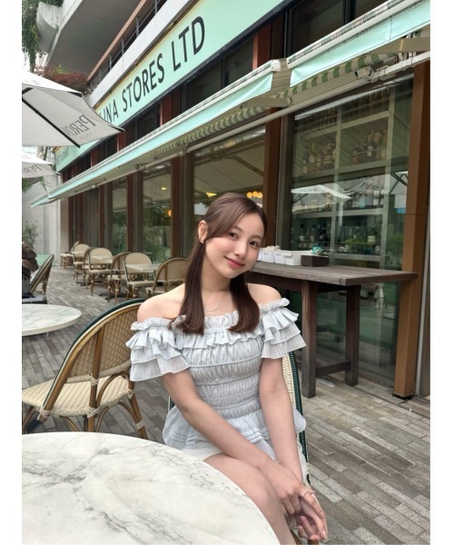 Her lip to La Plage Peplum Top レディース : ZOZOTOWN Yahoo!店