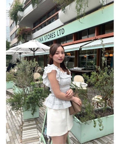 Her lip to La Plage Peplum Top M 新品　本日価格 Her lip to La Plage Peplum Top レディース : ZOZOTOWN Yahoo!店