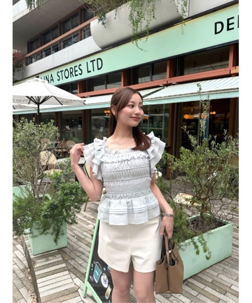 Her lip to La Plage Peplum Top レディース : ZOZOTOWN Yahoo!店