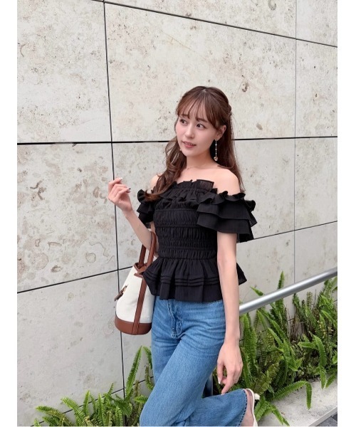 Her lip to La Plage Peplum Top レディース : ZOZOTOWN Yahoo!店