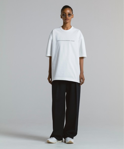 「CINOH」 半袖Tシャツ 3 ホワイト レディース_画像5