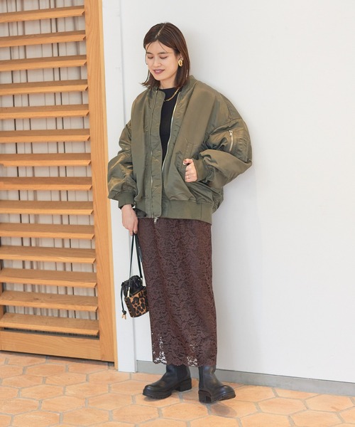 「Rouge vif」 タイトスカート 36 ベージュ レディース_画像7