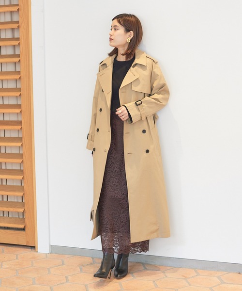 「Rouge vif」 タイトスカート 36 ベージュ レディース_画像8