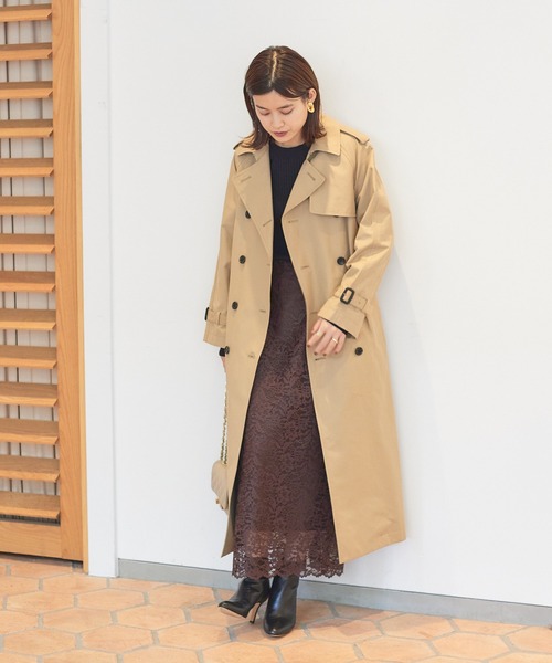 「Rouge vif」 タイトスカート 36 ベージュ レディース_画像9