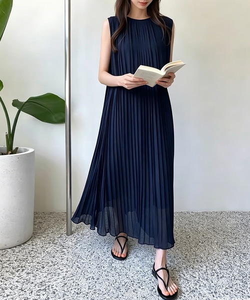 ワンピース シアープリーツワンピース : ZOZOTOWN Yahoo!店 - 通販