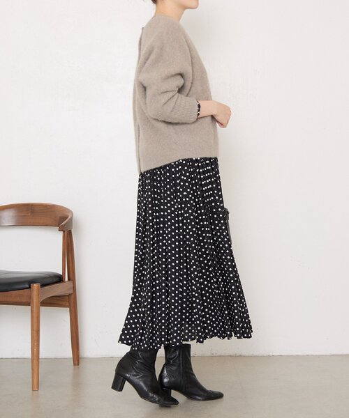 「BEARDSLEY」 長袖ワンピース 0 ブラック レディース_画像10