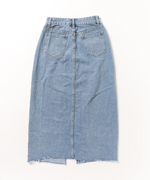 「FREE STYLISTS」 「x.h.t」デニムスカート M ブルー レディース_画像2