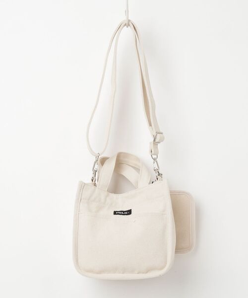 「MILKFED.」 2WAYバッグ ONE SIZE ホワイト レディース_画像2