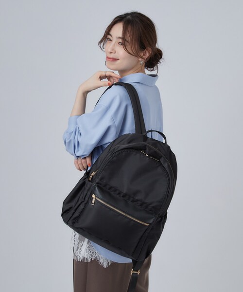 デイバック リュック 撥水10ポケット強撥水/PAPILLONNER レディース SHOO・LA・RUE（シューラルー） デイバック リュック 「撥水」10