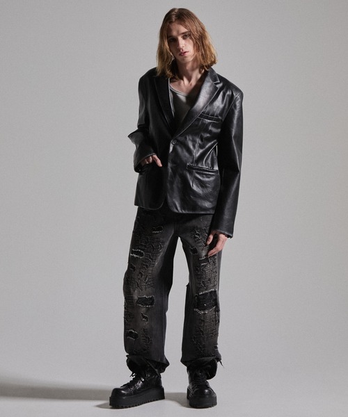 GRANCY ジャケット テーラードジャケット 「GRANCY」Goat Leather