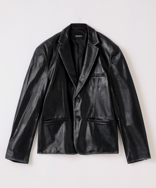 GRANCY ジャケット テーラードジャケット 「GRANCY」Goat Leather
