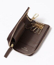 SHIPS キーケース SHIPS:「SAFFIANO LEATHER」 イタリアンレザー