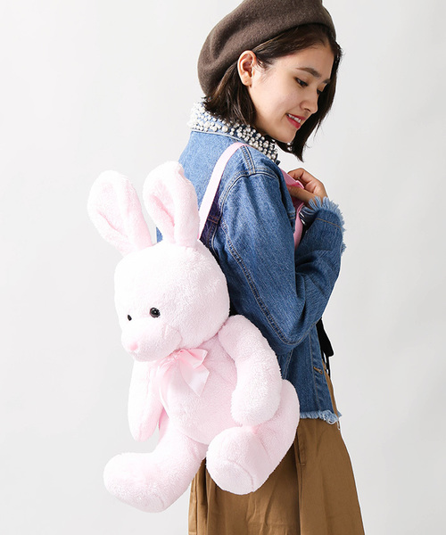 WEGO（ウィゴー） リュック WEGO/ウサギぬいぐるみリュック レディース