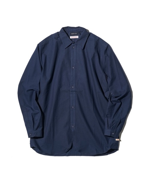 【新品】インクダイドベッドシーツオールドスタイルシャツ FRANK LEDER シャツ VINTAGE BEDSHEET OLD STYLE SHIRT (0916010