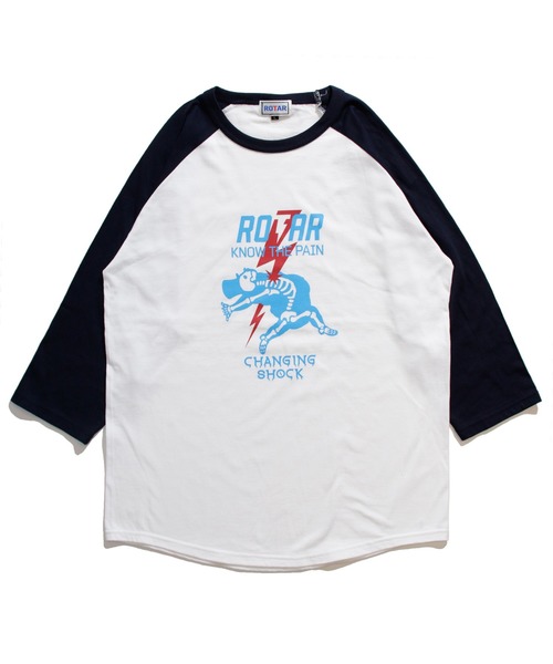 新品 L M&M RAGLAN T-SHIRT 七分袖 ラグラン Tシャツ Yahoo!オークション - M&M CUSTOM PERFORMANCE RAGLAN T-SHIRT