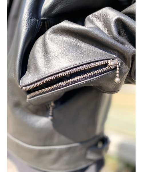 革ジャン ライダース Eddy Leather Jacket レザージャケット メンズの画像