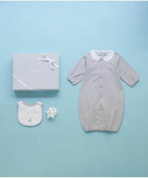 agnes b. ベビー服 ロンパース ベビー トロンプルイユ 2way