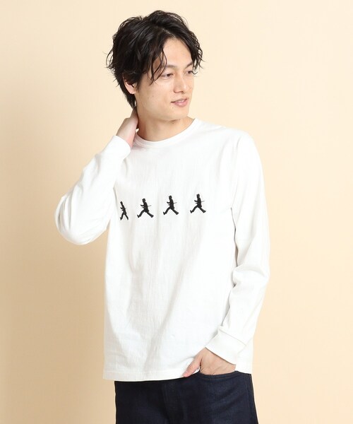 tシャツ ラスタウォーカー丸胴長袖 Tシャツ メンズ | 40CARATS&525 BY TAKEO KIKUCHI | 01