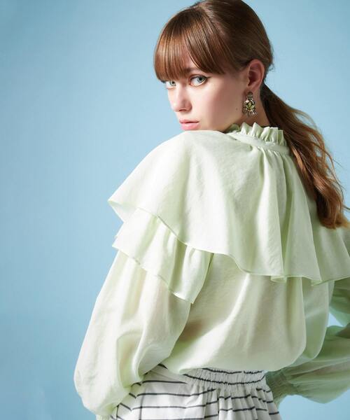 Tiara クラシカル2wayブラウス TIARA｜2WAYフリルブラウス | Rakuten Fashion(楽天ファッション