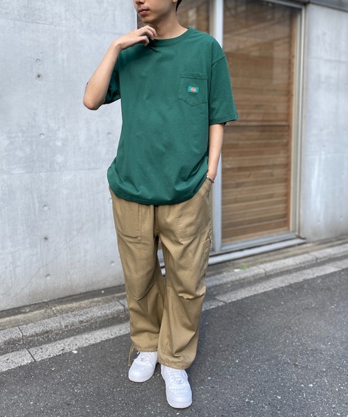 FILA　DICKIES　半袖Tシャツ　スポーツウェア　ラグラン袖　ワッペン　Ｌ Dickies ディッキーズ キッズ 半袖 ラグラン Tシャツ ロゴ