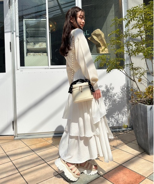 OLIVE des OLIVE（オリーブデオリーブ） カーディガン ハートボタン