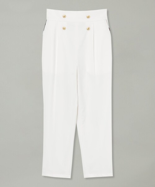 パンツ ストレッチテーパードパンツ LABEL BLUE