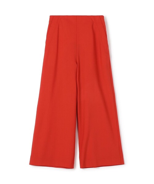 MACPHEE（マカフィー） パンツ ウールポリエステルストレッチ ワイド