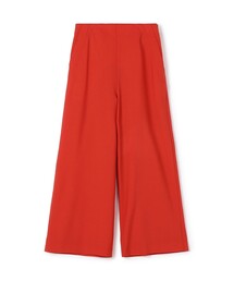 MACPHEE パンツ ウールポリエステルストレッチ ワイドクロップド