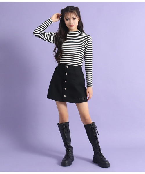 ⭐️専用⭐️アナップガール　　スカパン　（140cm〜150cm） ANAP GiRL スカート ボタンデザイン台形スカパン キッズ 子供服
