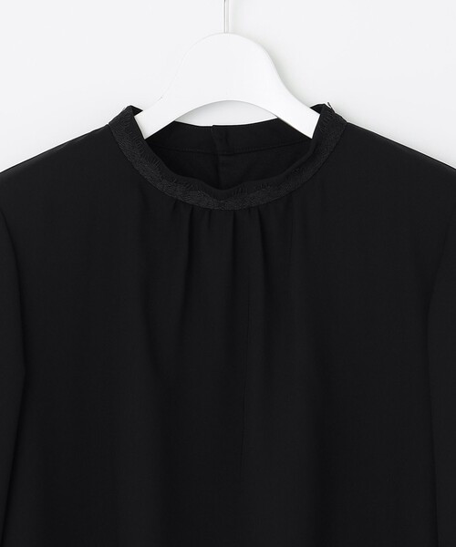 tシャツ プルエラ フリルネック カットソー レディース