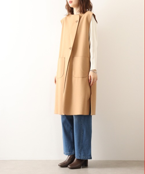 EGLANTINE（エグランティーヌ） ベスト ジレ EGLANTINEフェイクウール